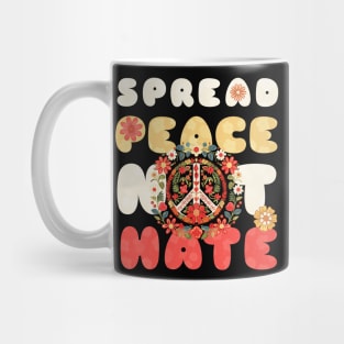 Spread Peace Not Hate Peace Sign Mug